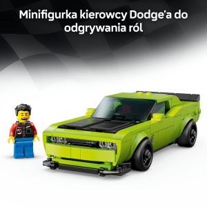 LEGO Speed champions Samochód sportowy Dodge Challenger SRT Hellcat (77237) 5