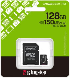 Karta Kingston Canvas Select Plus MicroSDXC 128 GB UHS-I/U1 A1 V10 (SDCS3/128GB) 3