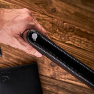 Skórzany biwuar A4 organizer na dokumenty aktówka Paolo Peruzzi T-42-BL 2