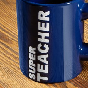 Zestaw dla Nauczyciela - Kubek SUPER TEACHER + Zakładka Sowa do Książki 6