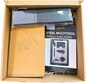 Zestaw dla Survivalowca - Wielofunkcyjne Narzędzie 17w1 + Długopis Majsterkowicza + Karta Przetrwania 2