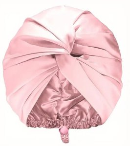 Satynowy czepek na włosy z regulacją Yeye Made in Nature Ciemno szary 16