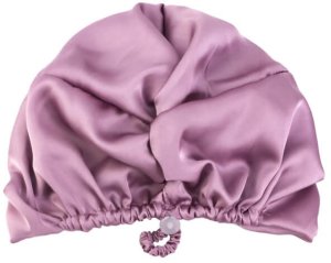 Satynowy czepek na włosy z regulacją Yeye Made in Nature Ciemno szary 3