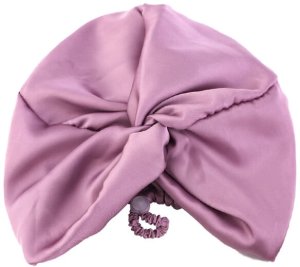 Satynowy czepek na włosy z regulacją Yeye Made in Nature Ciemno szary 7