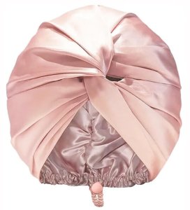 Satynowy czepek na włosy z regulacją Yeye Made in Nature Ciemno szary 8