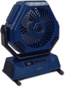 Wiatrak - Wentylator warsztatowy akumulatorowy - Niebieski 2
