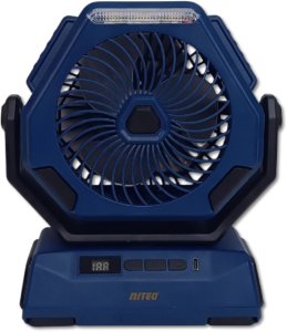 Wiatrak - Wentylator warsztatowy akumulatorowy - Niebieski 3