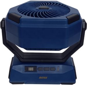 Wiatrak - Wentylator warsztatowy akumulatorowy - Niebieski 5