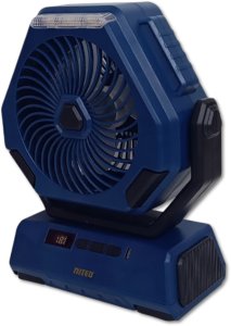 Wiatrak - Wentylator warsztatowy akumulatorowy - Niebieski 7