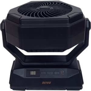 Wiatrak - Wentylator warsztatowy akumulatorowy - Czarny 5