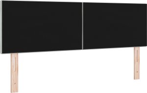 vidaXL Łóżkowe wezgłowie LED w wzorze diamentowych bloków, szary 144 cm 2