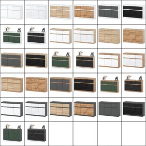 Komoda Pojemna 3 Szuflady Szafka Do Sypialni 120cm Szary San Sebastian 3