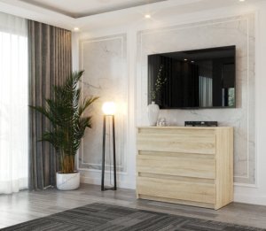 Komoda Z Szufladami 80cm Hugo Młodzieżowa Szafka Rtv Do Salonu Sypialnia 2