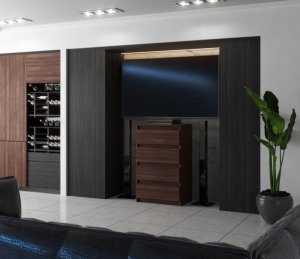 Komoda Z 4 Szufladami Do Salonu Sypialni 60cm Hugo Pojemna Szafka Dąb Wenge 2