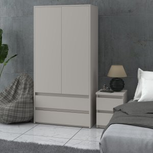 Szafa garderoba 90cm duża do przedpokoju sypialni nowoczesna kaszmir 2