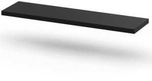 Półka Wisząca Ścienna Na Książki Dla Dzieci Czarna Hugo 60cm Loft Salon 2