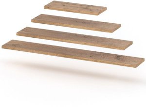 Półka Wisząca Ścienna Na Książki Dla Dzieci Wotan Hugo 60cm Drewniana Loft 2