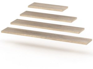 Półka Wisząca Ścienna Na Książki Dla Dzieci Dąb Sonoma Hugo 60cm Na Ozdoby 2
