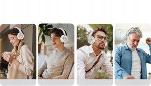 Słuchawki Bezprzewodowe FEEGAR AlphaBeat ANC Nauszne 65H Bluetooth 5.4 Mikrofon 14