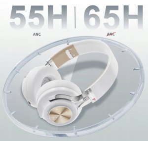 Słuchawki Bezprzewodowe FEEGAR AlphaBeat ANC Nauszne 65H Bluetooth 5.4 Mikrofon 3