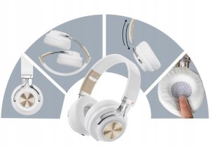 Słuchawki Bezprzewodowe FEEGAR AlphaBeat ANC Nauszne 65H Bluetooth 5.4 Mikrofon 9