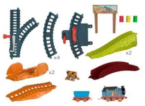 Zestaw z lokomotywš z napędem Tomek i Przyjaciele Błotna przygoda 3