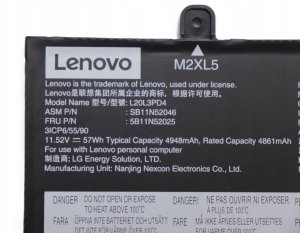 Bateria Lenovo 57Wh 3-cell lithium-ion 3