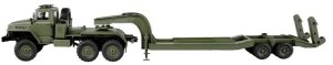 Amewi Ural B36 Militär LKW 6WD mit Tieflader 1:16 RTR grün 3