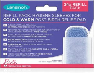 Lansinoh, Jednorazowe pokrowce higieniczne na Wkładkę żelową poporodową Therapearl, 24 sztuki 7