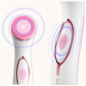 LUMINEO Professional Line Szczoteczka do twarzy Brush Pro różowa + Żel oczyszczajacy Lumineo do skóry wrażliwej 100 ml 4