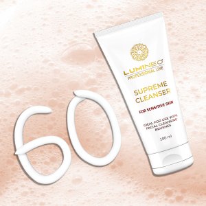 LUMINEO Professional Line Szczoteczka do twarzy Brush Pro różowa + Żel oczyszczajacy Lumineo do skóry wrażliwej 100 ml 9