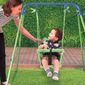 Black Forest | Stelażowa huśtawka | kubełkowa dla małych dzieci 116x140x123cm 3