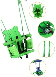 Black Forest | Stelażowa huśtawka | kubełkowa dla małych dzieci 116x140x123cm 4