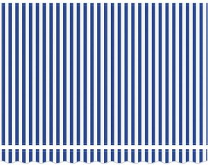 vidaXL Markiza zwijana Niebieski i biały 300x250 cm 6