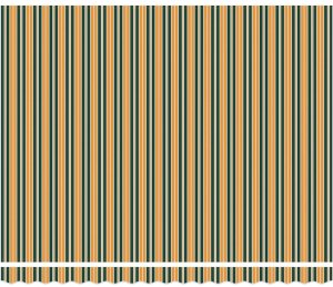 vidaXL Markiza zwijana Zielony i Żółty 400x300 cm 6