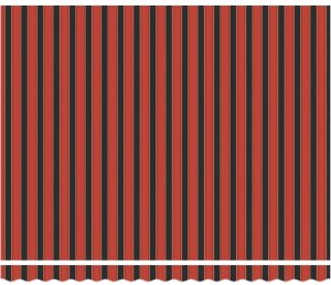 vidaXL Markiza zwijana Pomarańczowy i brązowy 400x300 cm 6