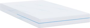 vidaXL Materace Biały 100 x 200 cm 100% tkanina poliestrowa jacquard 2