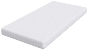 vidaXL Materace Biały 120 x 200 cm 100% materiał poliestrowy 2