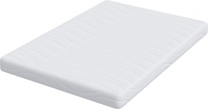 vidaXL Materace Biały 140 x 200 cm 100% materiał poliestrowy 2