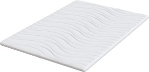 vidaXL Podkłady na materac Biały 140 x 200 cm Poliester bez kleju 3