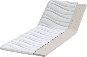 vidaXL Podkłady na materac Biały 80 x 200 cm Poliester bez kleju 2