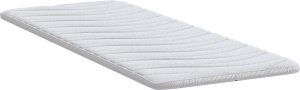 vidaXL Podkłady na materac Biały 80 x 200 cm Poliester bez kleju 4