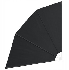 vidaXL Ekran Prywatności Balkonowej Antracyt 210 x 210 cm tkanina 4