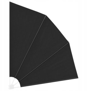 vidaXL Ekran Prywatności Balkonowej Antracyt 210 x 210 cm tkanina 5