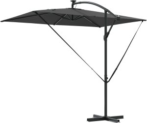 vidaXL Parasol banana na wysięgniku Antracyt 294 x 200 x 254 cm 2