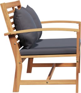 vidaXL Zestaw Sof na Ogród 2 pcs Brązowy Lite drewno tekowe 2