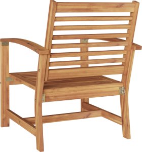 vidaXL Krzesła ogrodowe 2 pcs Brązowy 60 x 65 x 76.5 cm 6