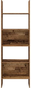 vidaXL Szafka na książki Stare drewno 60 x 35 x 180 cm 4