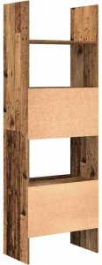 vidaXL Szafka na książki Stare drewno 60 x 35 x 180 cm 6