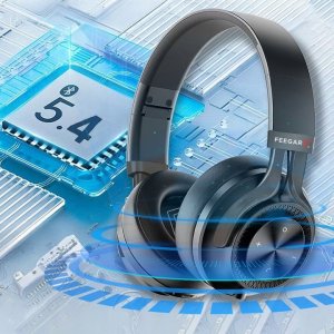 Słuchawki Bezprzewodowe FEEGAR AlphaBeat ANC Nauszne 65H Bluetooth 5.4 Mikrofon 7